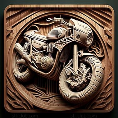 3D модель Triumph Thruxton (STL)